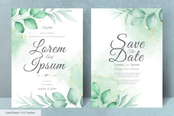 Elegant Watercolor Floral Wedding Cards: The Art of Handcrafted Invitations