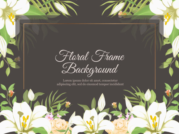 Elevate Your Visual Identity with a Beautiful Lily Floral Banner Background