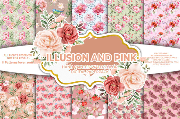 Floral Watercolor Seamless Pattern VLO26: A Gateway to Elegant Digital Design