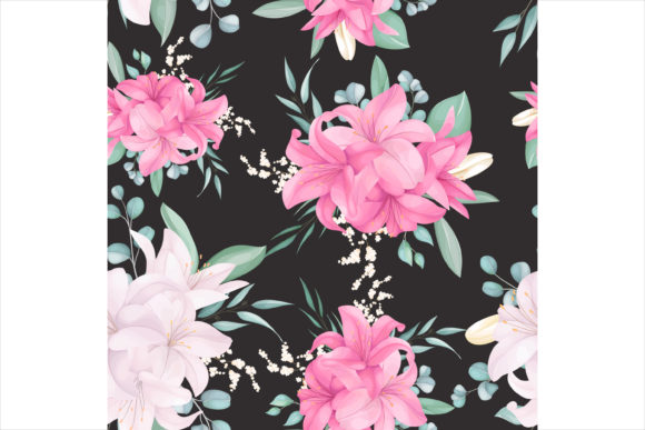 How the Sweet Lily Flower Seamless Pattern Elevates Your Design Projects
