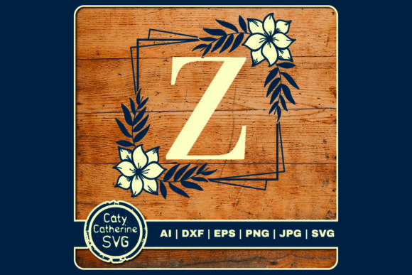Introducing the Letter Z Floral Monogram Frame