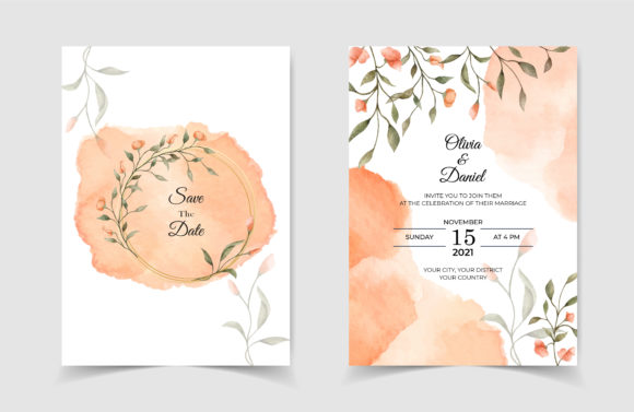 The Appeal and Practicality of the Watercolor Floral Invitation Card