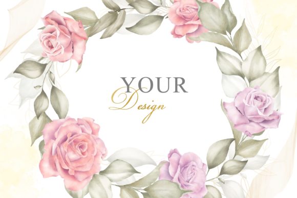 The Art and Utility of Pink Watercolor Floral Arrangements in Modern Design