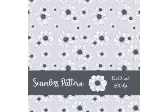 The Artful Utility of Floral Seamless Pattern Anemones