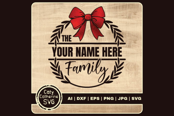 The Elegant Family Christmas Floral Round Wreath Design