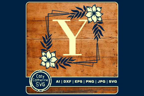 The Letter Y Floral Monogram Frame: A Versatile Design for Creators