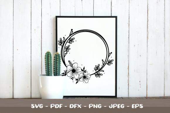 The Versatile Laurel & Floral Wreath Monogram SVG Design