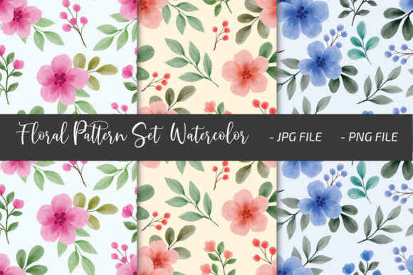 Watercolor Floral Pattern Set Clipart: A Practical Design Resource Evaluation