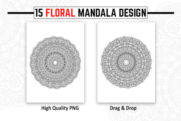 Your Creative Toolkit: The 15 Floral Mandala Design Collection